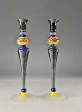 beautiful glass candlesticks for sale  Lansing