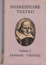 Shakespeare teatro sansoni usato  Trieste