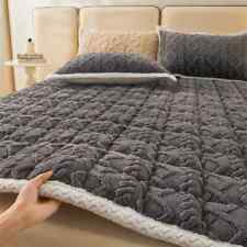 Cobertor protetor de colchão de lã grossa quente coral lã colchão comprar usado  Enviando para Brazil