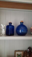 Blue glass bottles for sale  NOTTINGHAM