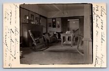 J97/ Forest Grove Oregon RPPC Postcard c1910 Interior Home Furniture 509 for sale  Shipping to South Africa