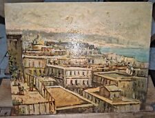 Dipinto olio tavola usato  Napoli