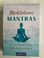 Meditations matras ideen gebraucht kaufen  Frankfurt