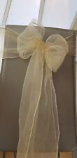 Organza chair sashes for sale  LANCASTER