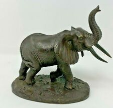 Heredities estatua de bronce-Elefante por Tom Mackie-hecho En Inglaterra, usado segunda mano  Embacar hacia Spain
