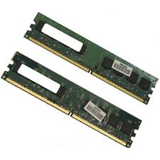 1GB DUAL KIT 2x 512MB DDR2 PC Memory 533MHz PC2-4200U CL4 Branded Memory 533 for sale  Shipping to South Africa
