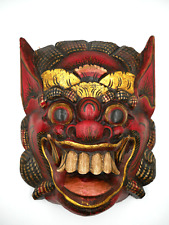 Holzmaske indonesien barong gebraucht kaufen  Berlin