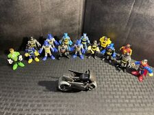 Lote de 15 figuras y motocicleta Imaginext DC Comics de Batman y sus amigos segunda mano  Embacar hacia Argentina