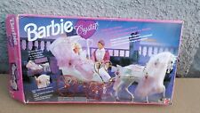 Barbie crystal carrozza usato  Italia