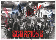 Scorpions autogrammkarte 21 gebraucht kaufen  Mendig