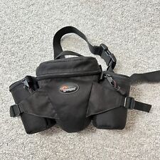 Used, Lowepro Black Camera Bag Waist Fanny Pack 2 Lens Side Pockets DSLR for sale  Shipping to South Africa