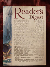 Readers Digest April 1957 David Sarnoff Eric Sevareid John Hubbell Julie Harris for sale  Shipping to South Africa