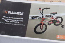 Usado, Gancho de bicicleta horizontal gladiador (2 peças) preto GAWUXXHBTG comprar usado  Enviando para Brazil
