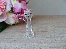 Figurine chat cristal d'occasion  Saint-Lambert-du-Lattay