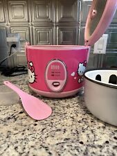 VINTAGE HELLO KITTY PINK RICE COOKER  for sale  Shipping to South Africa