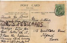 Genealogy postcard batterly for sale  WATERLOOVILLE