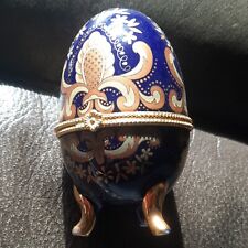 Ceramic egg trinket for sale  KING'S LYNN