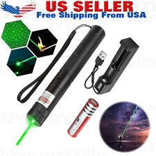 Caneta ponteiro laser verde lazer recarregável 900 milhas astronomia feixe de luz visível, usado comprar usado  Enviando para Brazil