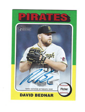 Used, 2024 Topps Heritage Real Ones David Bednar #ROA-DB Auto Blue Ink for sale  Shipping to South Africa