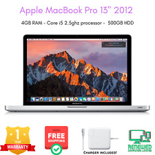 Used, Apple MacBook Pro 13.3" 2012 - Core i5 - 2.5ghz - 4GB RAM - 500GB HDD - A1278 for sale  LEICESTER