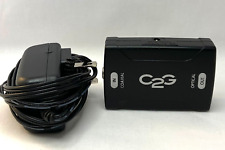 Cabos C2G para ir coaxial para conversor óptico de mídia de áudio digital TOSLINK, preto comprar usado  Enviando para Brazil