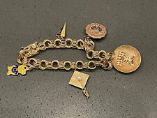 Vintage 14K Yellow Gold Charm Bracelet with Ivy League Charms Antique Charm  Jewelry Vintage Harvard Memorabilia Buy Shop Fine Estate Jewelry  Collectibles Harvard Sports Charms