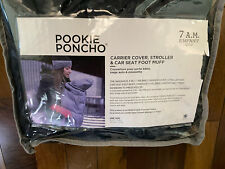 7AM Enfant Pookie Poncho, Navy - Warm Cover For Baby Carrier, Car Seat, Stroller for sale  Shipping to South Africa
