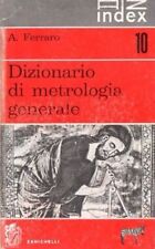 Dizionario metrologia generale usato  Palermo