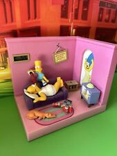 Reloj despertador vintage 1997 raro radio Los Simpson Wesco Bart & Homer sala de estar segunda mano  Embacar hacia Argentina