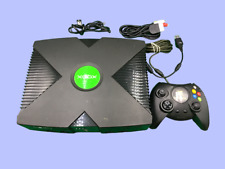 Oryginalny pakiet systemu gier Xbox, czarny - kontroler i kabel w zestawie, używany na sprzedaż  Wysyłka do Poland