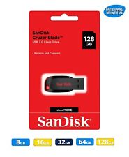 Lote USB Sandisk 8GB 16GB 32GB 64GB 128GB Cruzer Blade Flash Drive Memory Stick comprar usado  Enviando para Brazil