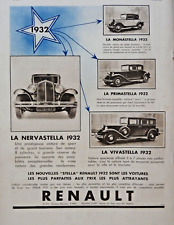 Publicité presse 1932 d'occasion  Compiègne