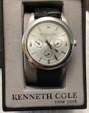 Reloj vintage de cuarzo para hombre Kenneth Cole, en caja, día, fecha, usado segunda mano  Embacar hacia Argentina