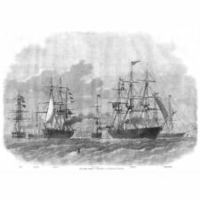 Frete baleeiro parafuso DUNDEE - Impressão antiga 1861 comprar usado  Enviando para Brazil