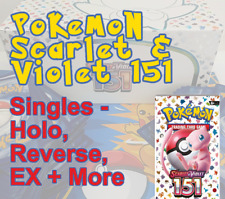 Pokemon Scarlet & Violet 151 Singles - Holo, Reverse, EX + More for sale  Shipping to South Africa