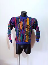 Vintage Sweater Pullover Print Like Coogi or Carlo Colucci Tundra for sale  Shipping to South Africa