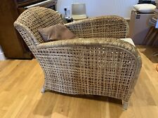 Habitat rattan armchair for sale  LONDON