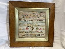 Victorian woolwork sampler for sale  DRIFFIELD