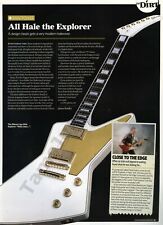 2015 Gibson Explorer Guitar Article PRINT AD by Simon Bradley (1359), used for sale  Shipping to South Africa