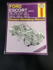 Haynes Workshop Manual Hardback Book Ford Escort Petrol 1980-1985 1117cc 1597cc, used for sale  Shipping to South Africa