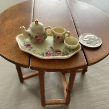 Avon Miniatures & Lynn McVay Casa de Bonecas Porcelana Rose Tea Service Escala 1:12 comprar usado  Enviando para Brazil