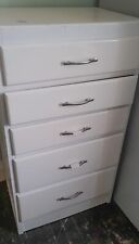 White tallboy chest for sale  WINDSOR