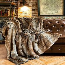 Faux fur throw for sale  UK