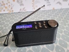 Radio portátil Roberts Radio PLAY10 DAB y FM en negro con fuente de alimentación segunda mano  Embacar hacia Mexico