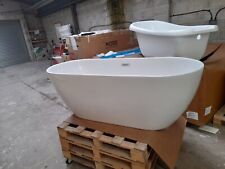 British Baths Summerbridge Gloss White 1680 Freestanding Bath - Graded Bargain!!, used for sale  Shipping to South Africa