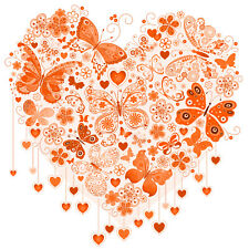 Orange heart butterflies for sale  WINSFORD