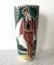 Brukt, Arvid Furuheim ELLE Norway Tall Vase 9" #975 Elle Keramikk Norwegian Vintage til salgs  Frakt til Norway