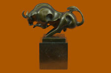 Modernas Abstractas Carga Bull Escultura Por Milo Figura Hot Reparto Lost Cera, usado comprar usado  Enviando para Brazil