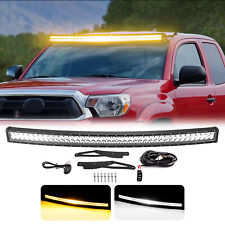 Used, for Toyota Tacoma 05-15 Amber/White Strobe 42'' LED Light Bar Roof Mounting Kit for sale  Shipping to South Africa