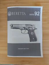 Manuale beretta 92fs usato  Codogno